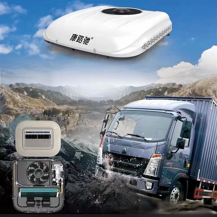 China 100 Electric Parking Truck Cabin Air Conditioners 12V 24Vsmall
